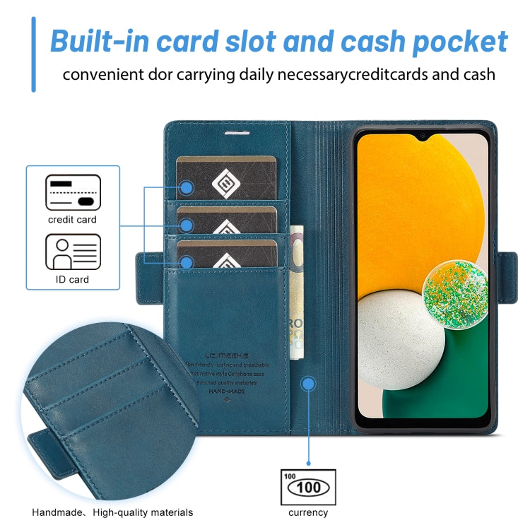 For Samsung Galaxy A34 5G LC.IMEEKE Skin-friendly Card Slots Leather Phone Case