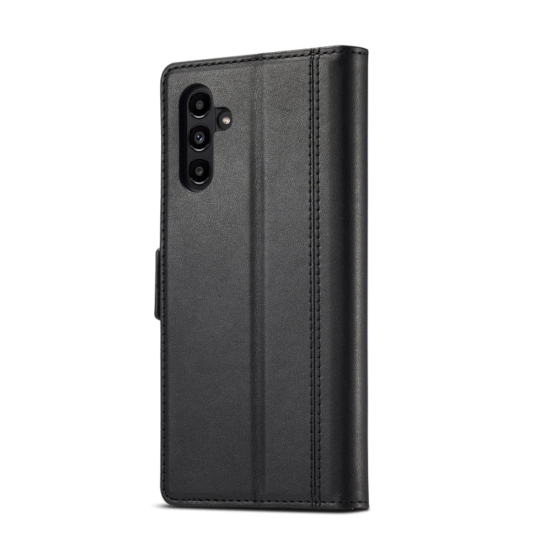 For Samsung Galaxy A34 5G LC.IMEEKE Skin-friendly Card Slots Leather Phone Case