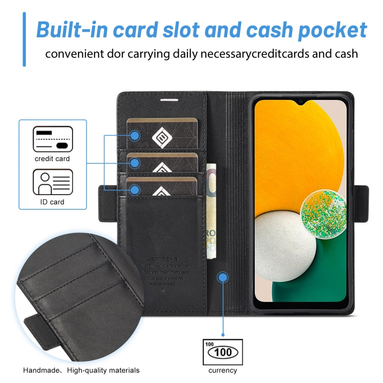 For Samsung Galaxy A34 5G LC.IMEEKE Skin-friendly Card Slots Leather Phone Case