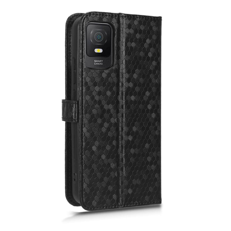 For TCL 403 Honeycomb Dot Texture Leather Phone Case
