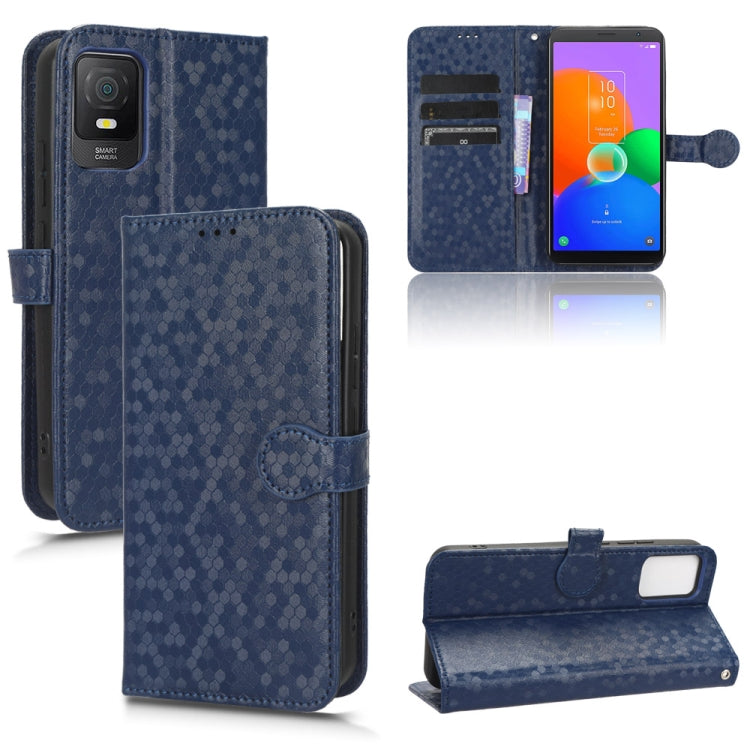 For TCL 403 Honeycomb Dot Texture Leather Phone Case