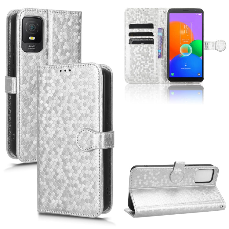 For TCL 403 Honeycomb Dot Texture Leather Phone Case