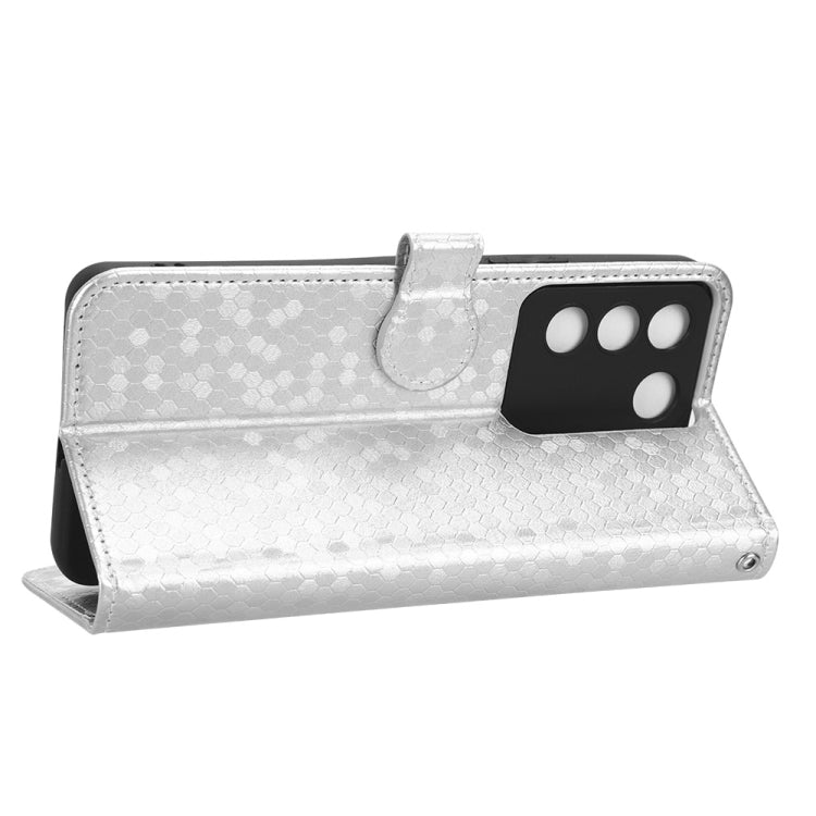 For vivo V27e / S16e Honeycomb Dot Texture Leather Phone Case