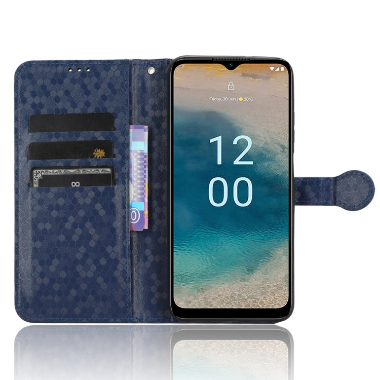 For Nokia G22 4G Honeycomb Dot Texture Leather Phone Case