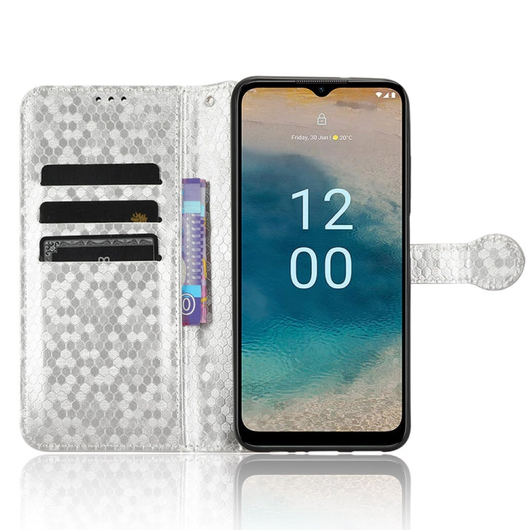 For Nokia G22 4G Honeycomb Dot Texture Leather Phone Case
