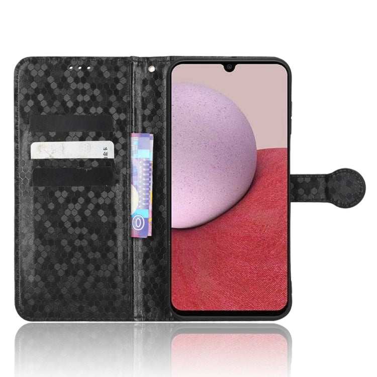 For Samsung Galaxy A24 4G Honeycomb Dot Texture Leather Phone Case