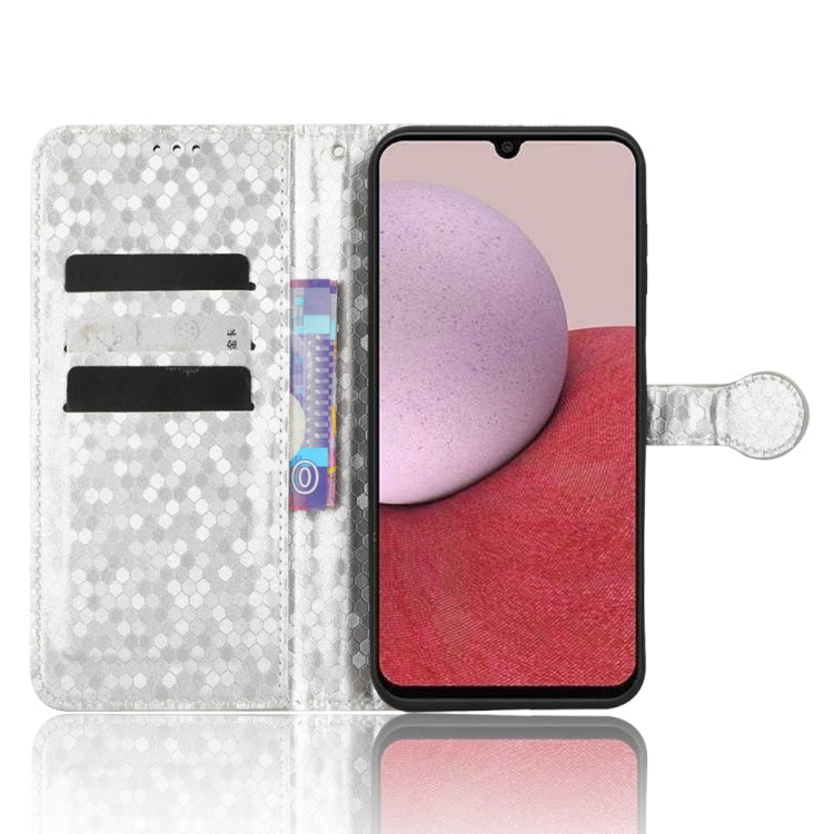 For Samsung Galaxy A24 4G Honeycomb Dot Texture Leather Phone Case