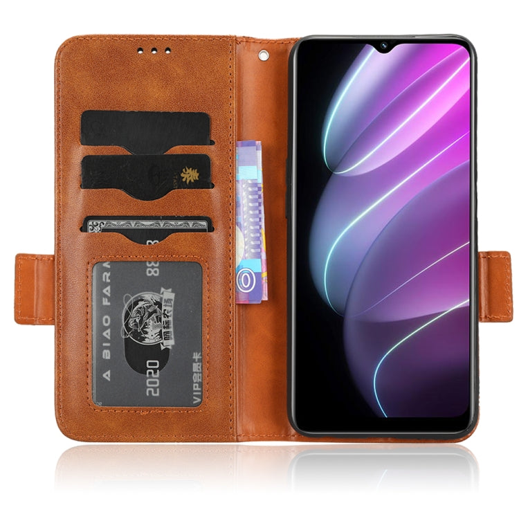 For Realme V30 / V30T 5G Symmetrical Triangle Leather Phone Case