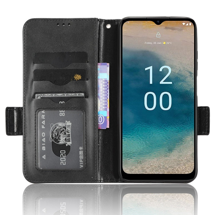 For Nokia G22 4G Symmetrical Triangle Leather Phone Case