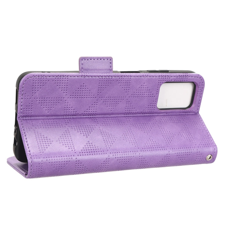 For Nokia G22 4G Symmetrical Triangle Leather Phone Case