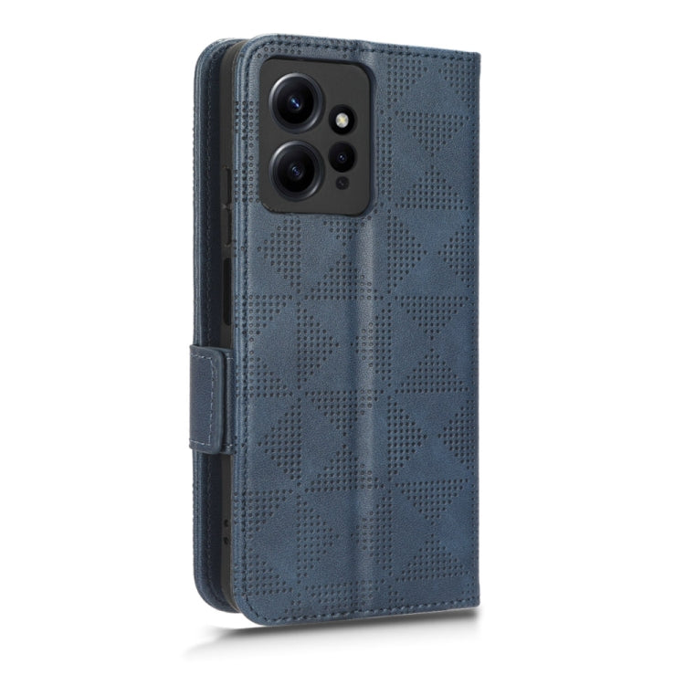 For Xiaomi Redmi Note 12 4G Global Symmetrical Triangle Leather Phone Case