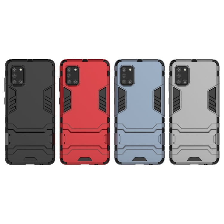 For Samsung Galaxy A31 PC + TPU Shockproof Protective Case with Holder