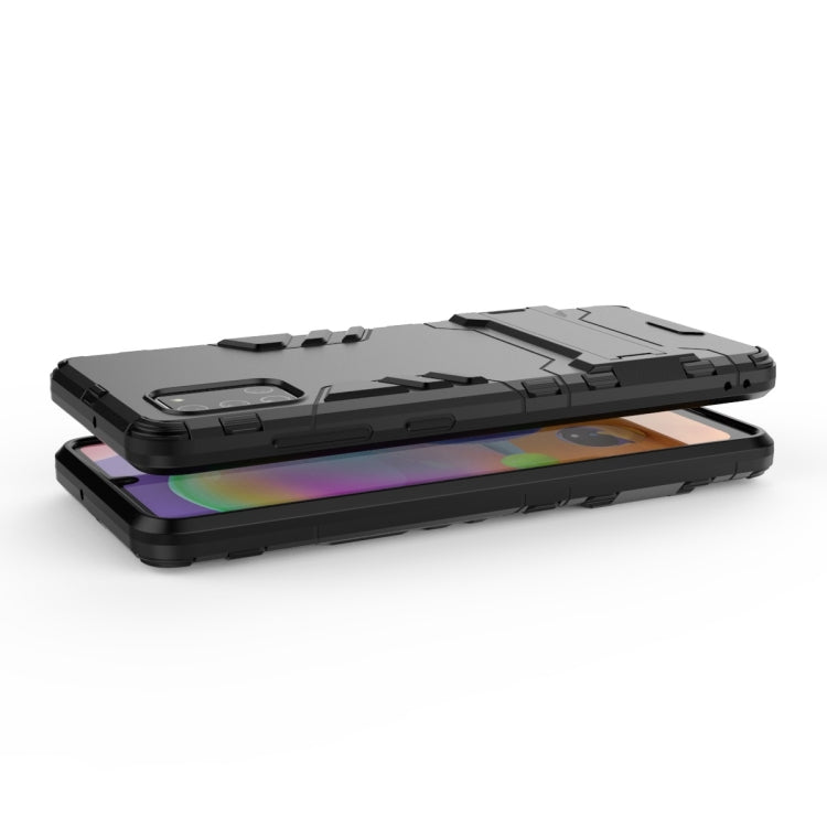 For Samsung Galaxy A31 PC + TPU Shockproof Protective Case with Holder