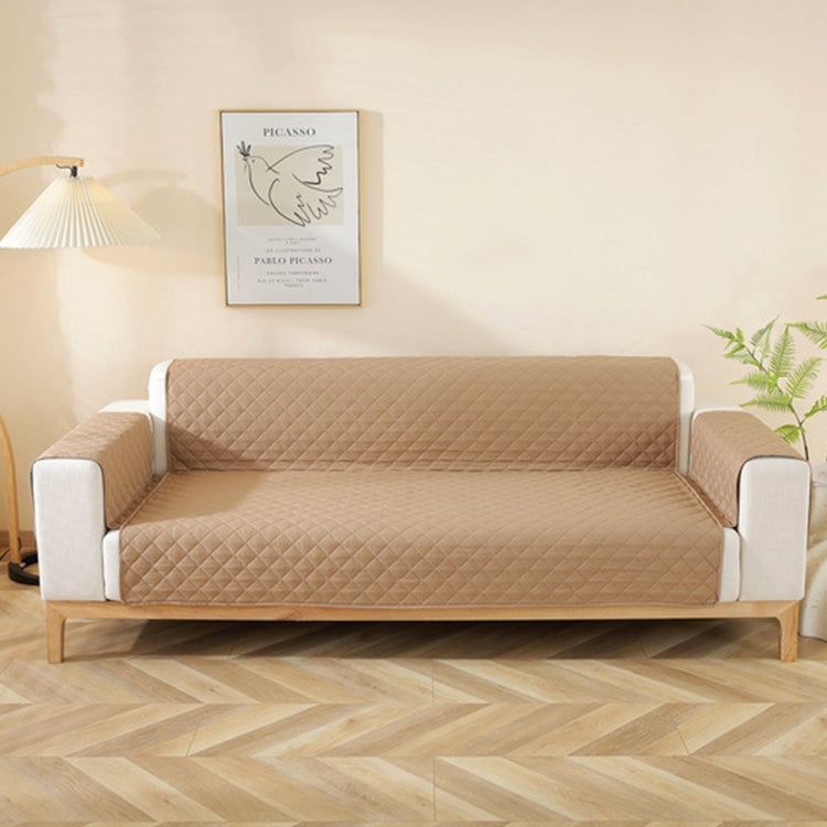 Double-sided Waterproof Pet Cushion Diamond Pattern Sofa Cover, Size:55x196cm