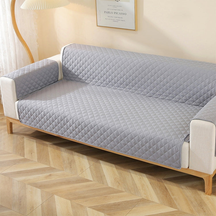 Double-sided Waterproof Pet Cushion Diamond Pattern Sofa Cover, Size:190x196cm