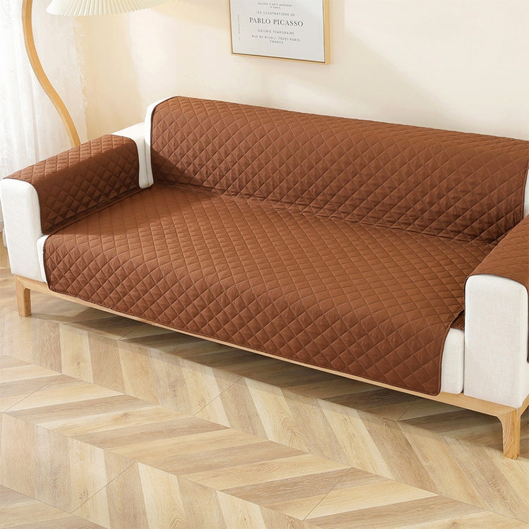 Double-sided Waterproof Pet Cushion Diamond Pattern Sofa Cover, Size:190x196cm