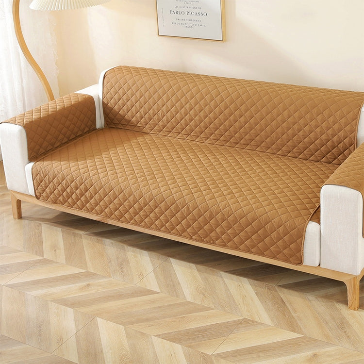 Double-sided Waterproof Pet Cushion Diamond Pattern Sofa Cover, Size:190x196cm