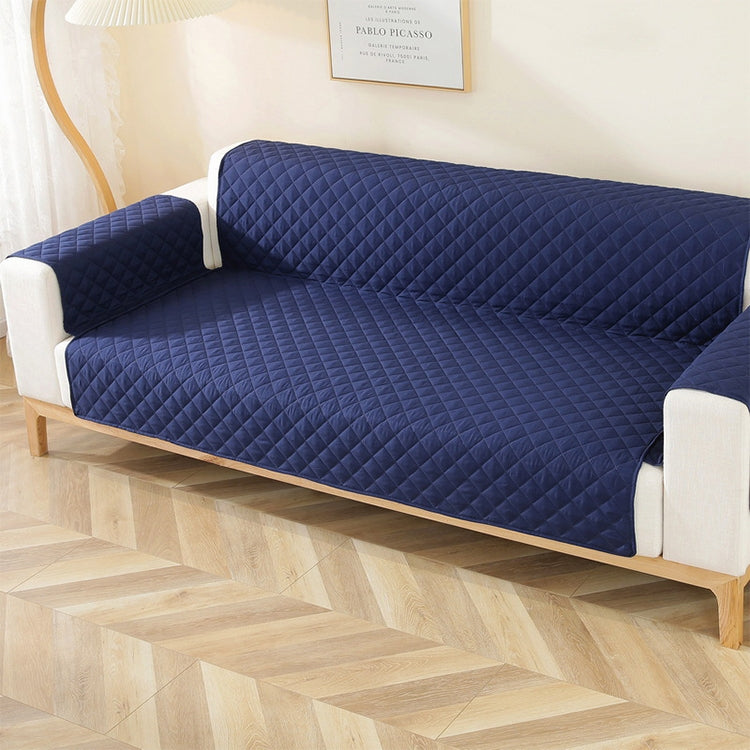 Double-sided Waterproof Pet Cushion Diamond Pattern Sofa Cover, Size:190x196cm