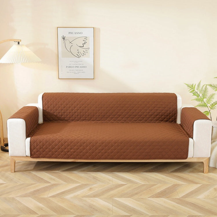 Double-sided Waterproof Pet Cushion Diamond Pattern Sofa Cover, Size:250x196cm
