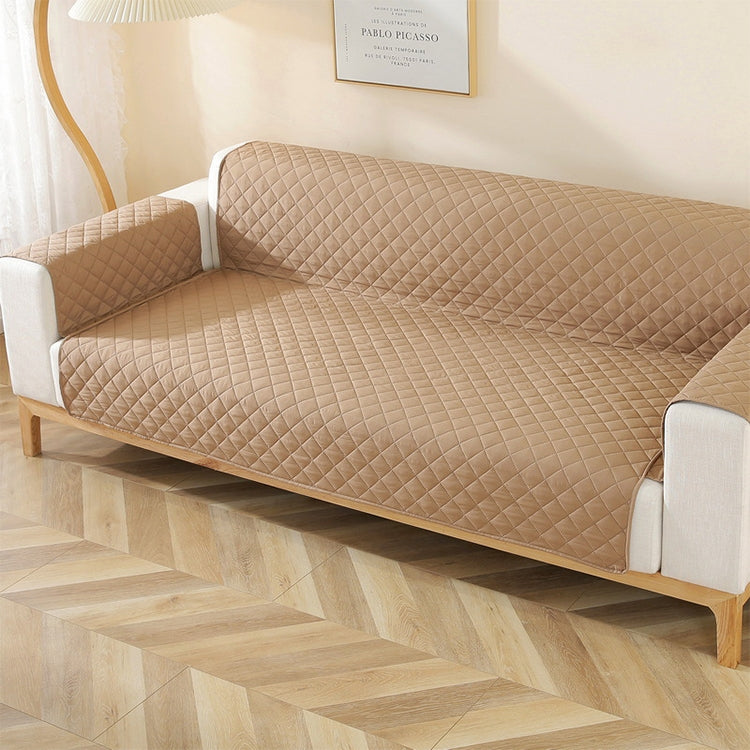 Double-sided Waterproof Pet Cushion Diamond Pattern Sofa Cover, Size:250x196cm