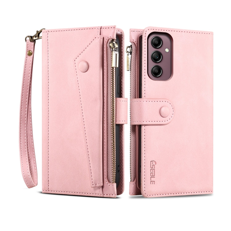 For Samsung Galaxy M54 ESEBLE Retro Frosted RFID Flip Leather Phone Case