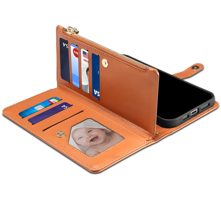 For Samsung Galaxy M54 ESEBLE Star Series Lanyard Zipper Wallet RFID Leather Case