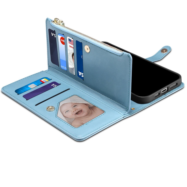 For Samsung Galaxy M54 ESEBLE Star Series Lanyard Zipper Wallet RFID Leather Case
