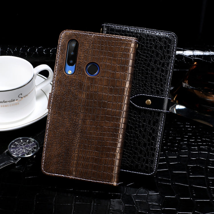 For Doogee N20 idewei Crocodile Texture Horizontal Flip Leather Case with Holder & Card Slots & Wallet