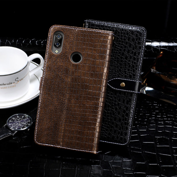 For BQ BQ-6040L Magic idewei Crocodile Texture Horizontal Flip Leather Case with Holder & Card Slots & Wallet