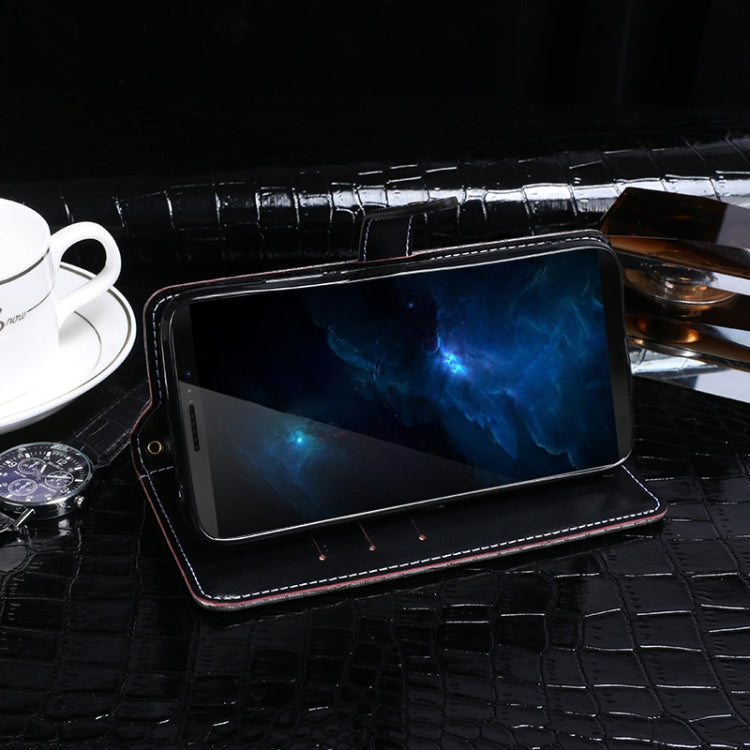 For Cubot J5 idewei Crocodile Texture Horizontal Flip Leather Case with Holder & Card Slots & Wallet