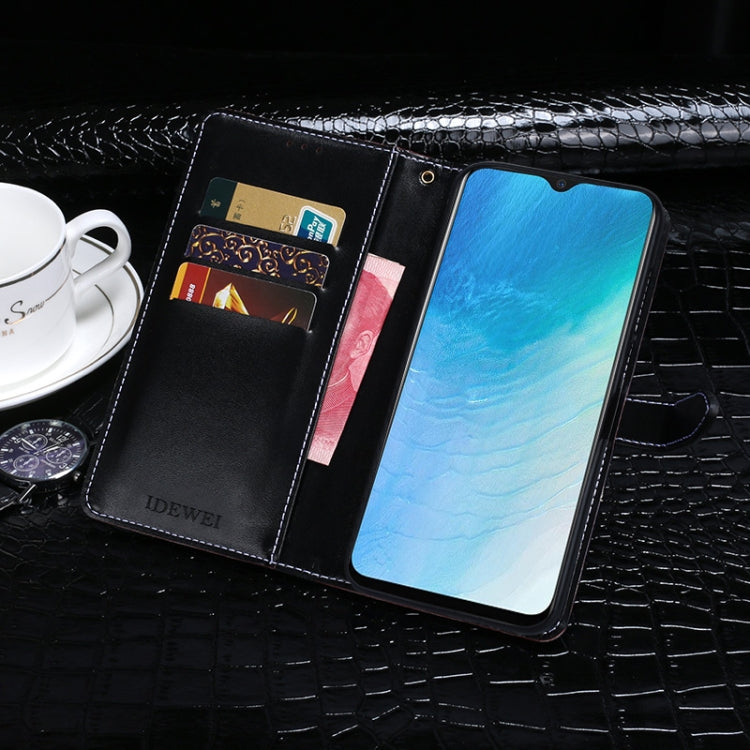 For Vivo U20 idewei Crocodile Texture Horizontal Flip Leather Case with Holder & Card Slots & Wallet