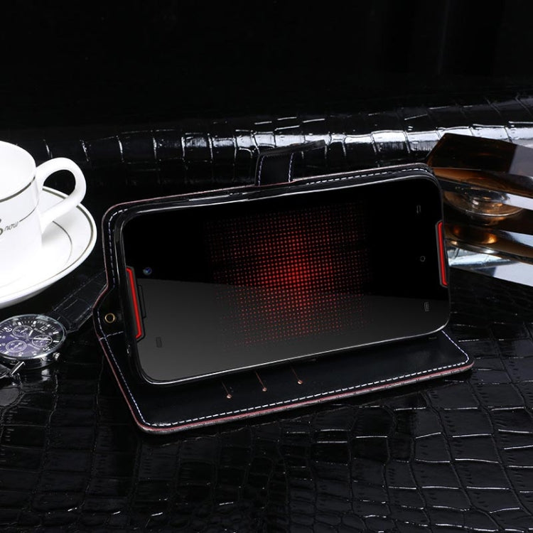 For Cubot Quest Lite idewei Crocodile Texture Horizontal Flip Leather Case with Holder & Card Slots & Wallet