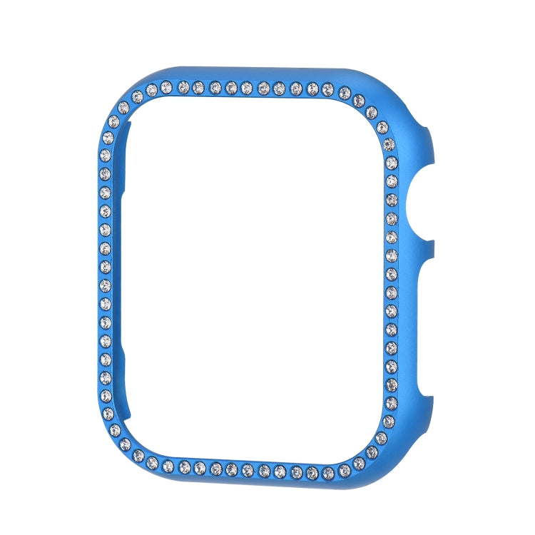 For Apple Watch Series SE 2&6&SE&5&4 44mm Aluminum Alloy Diamond Watch Protective Case