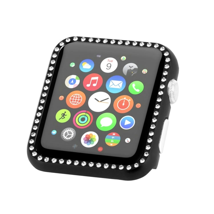 For Apple Watch Series 3&2&1 42mm Aluminum Alloy Diamond Watch Protective Case