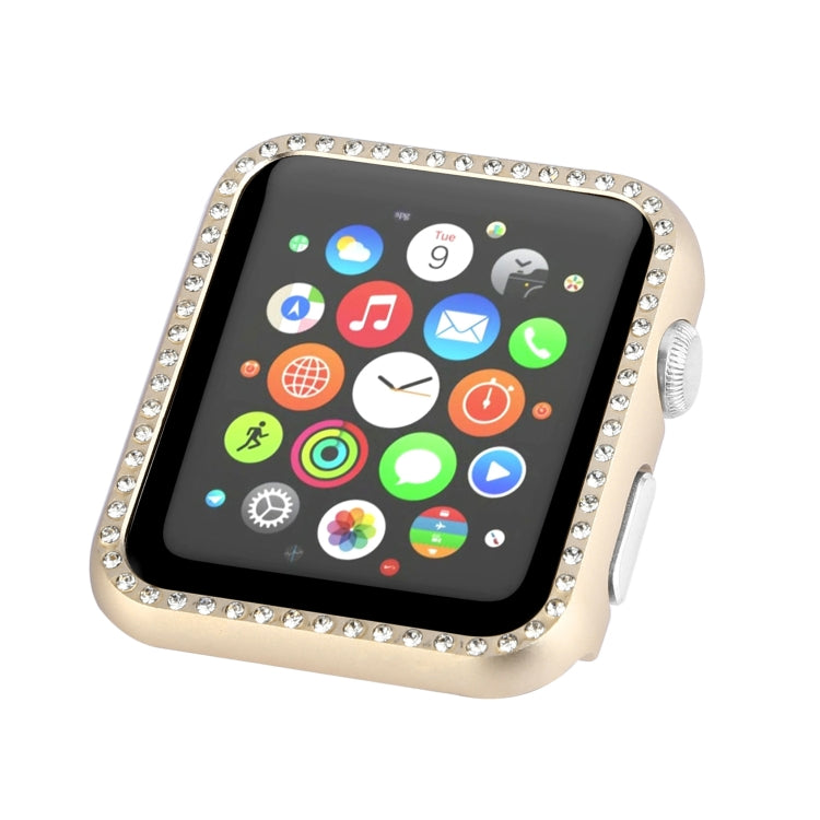 For Apple Watch Series 8&7 41mm Aluminum Alloy Diamond Watch Protective Case