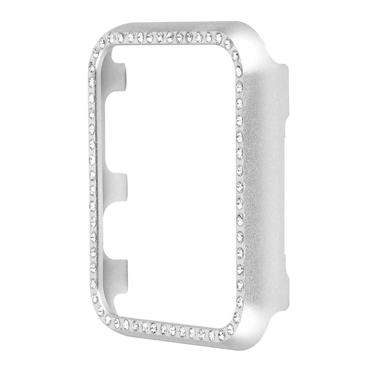 For Apple Watch Series 8&7 41mm Aluminum Alloy Diamond Watch Protective Case
