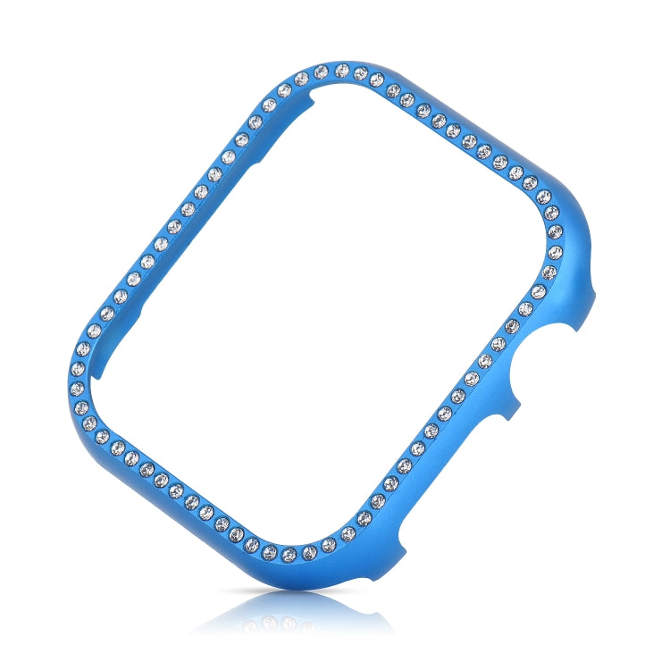For Apple Watch Series SE 2&6&SE&5&4 40mm Aluminum Alloy Diamond Watch Protective Case