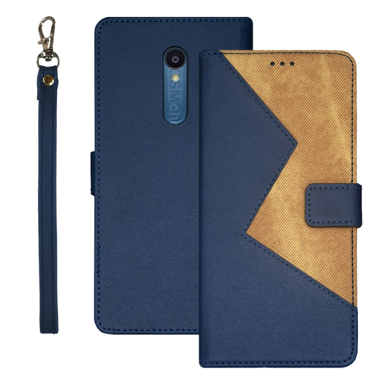 For Sharp Rouvo V idewei Two-color Splicing Leather Phone Case