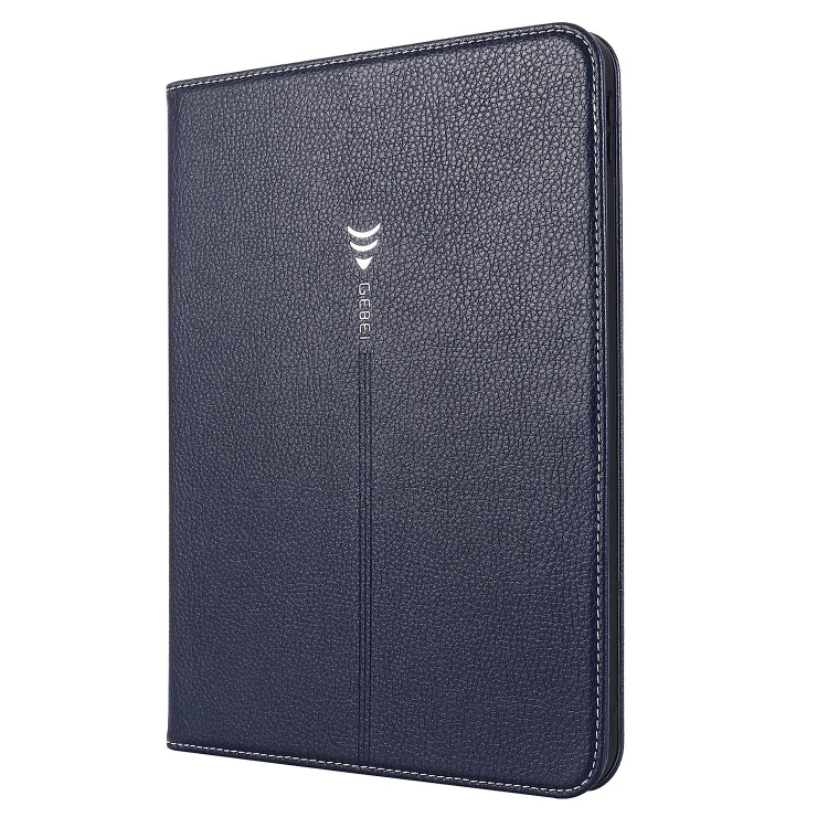 For iPad 10th Gen 10.9 2022 GEBEI Silk Texture Flip Tablet Leather Case
