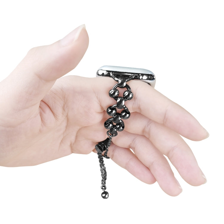 Steel Ball Chain Watch Band For Apple Watch Ultra 49mm&Watch Ultra 2 49mm / Series 9&8&7 45mm / SE 3&SE 2&6&SE&5&4 44mm / 3&2&1 42mm