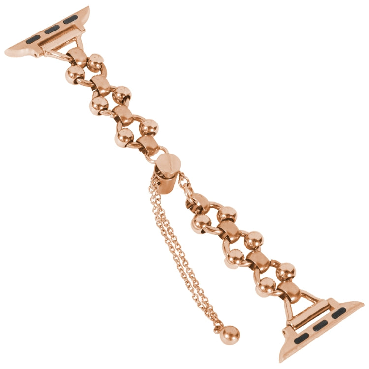 Steel Ball Chain Watch Band For Apple Watch Ultra 49mm&Watch Ultra 2 49mm / Series 9&8&7 45mm / SE 3&SE 2&6&SE&5&4 44mm / 3&2&1 42mm