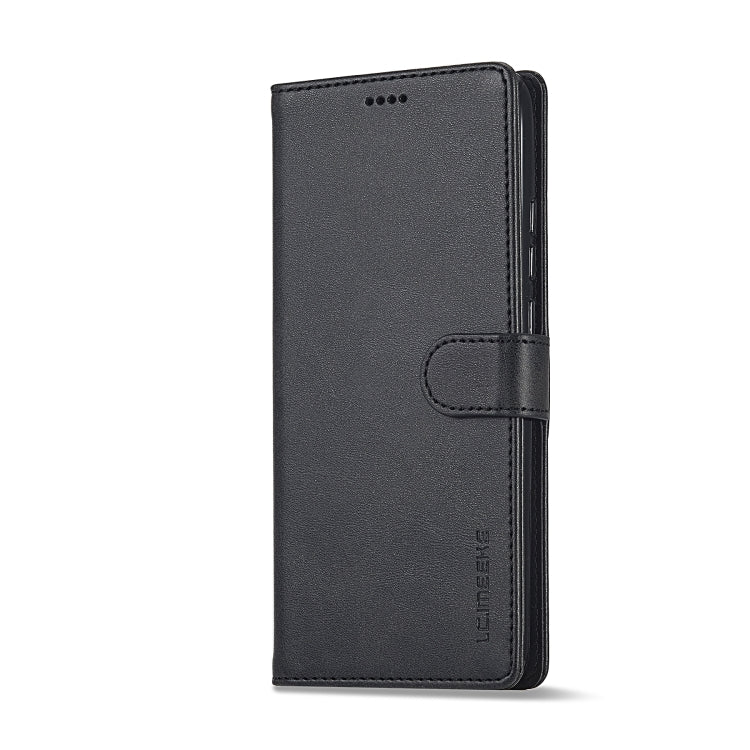 For Xiaomi Redmi 12 4G Global LC.IMEEKE Calf Texture Leather Phone Case