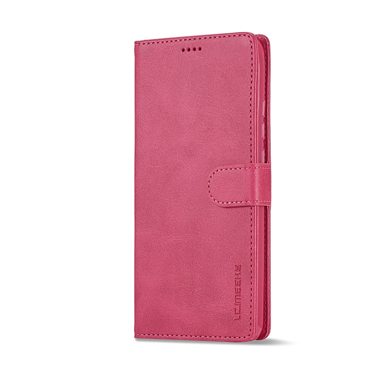 For Xiaomi Redmi 12 4G Global LC.IMEEKE Calf Texture Leather Phone Case
