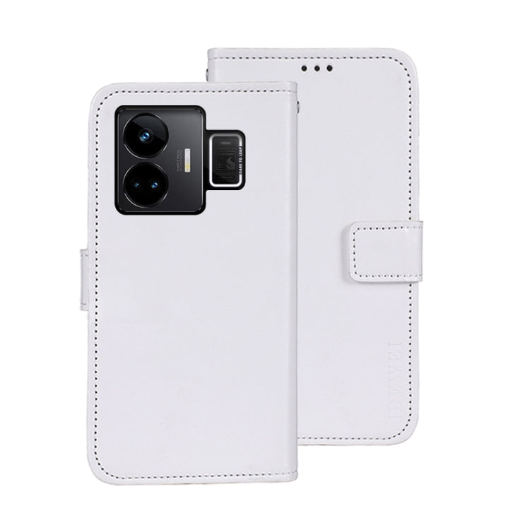 For Realme GT3 5G Global/GT Neo 5 5G idewei Crazy Horse Texture Leather Phone Case with Holder