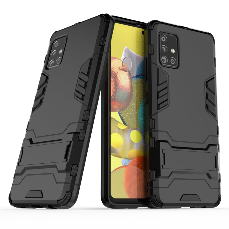 For Galaxy A51 5G PC + TPU Shockproof Protective Case with Holder