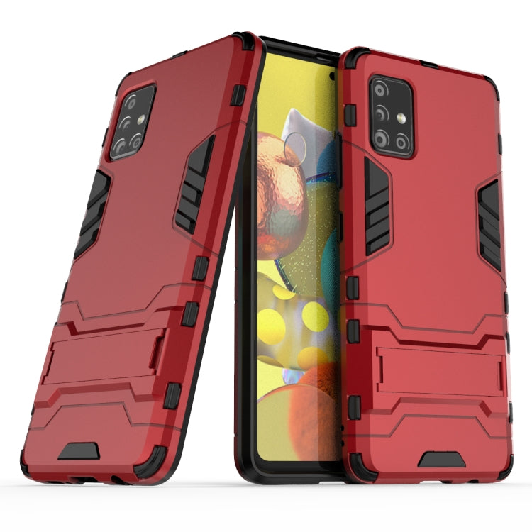 For Galaxy A51 5G PC + TPU Shockproof Protective Case with Holder