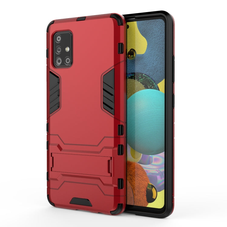 For Galaxy A51 5G PC + TPU Shockproof Protective Case with Holder