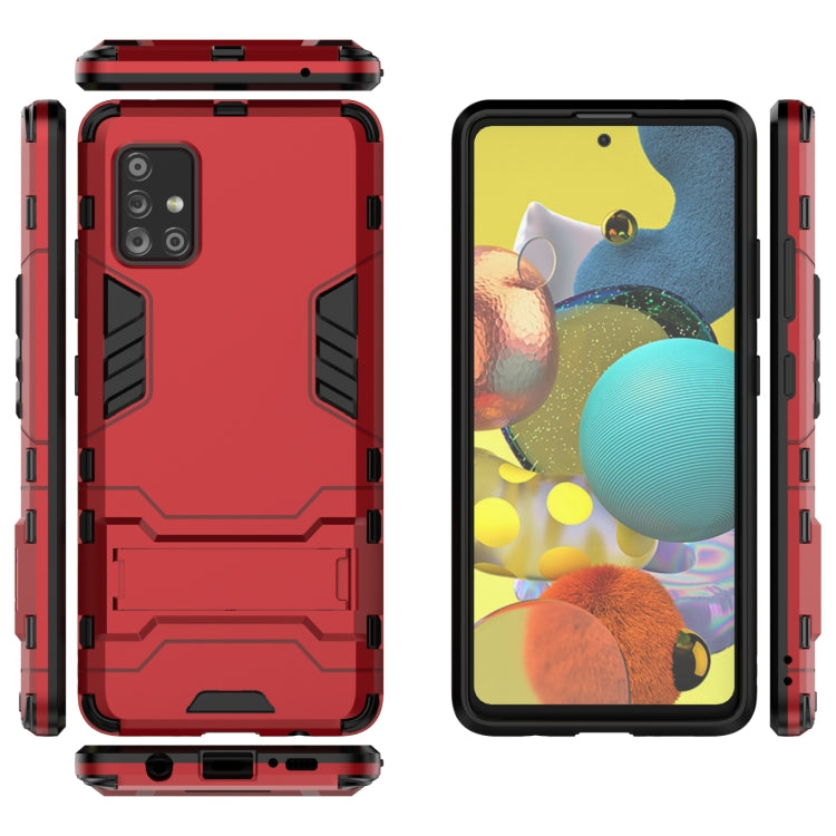 For Galaxy A51 5G PC + TPU Shockproof Protective Case with Holder