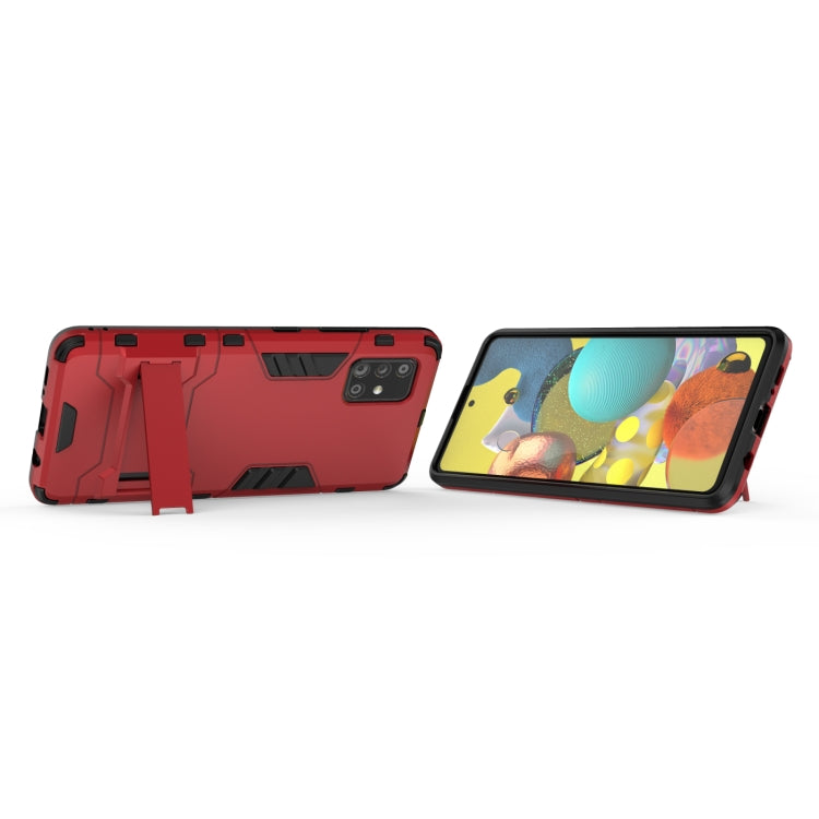 For Galaxy A51 5G PC + TPU Shockproof Protective Case with Holder