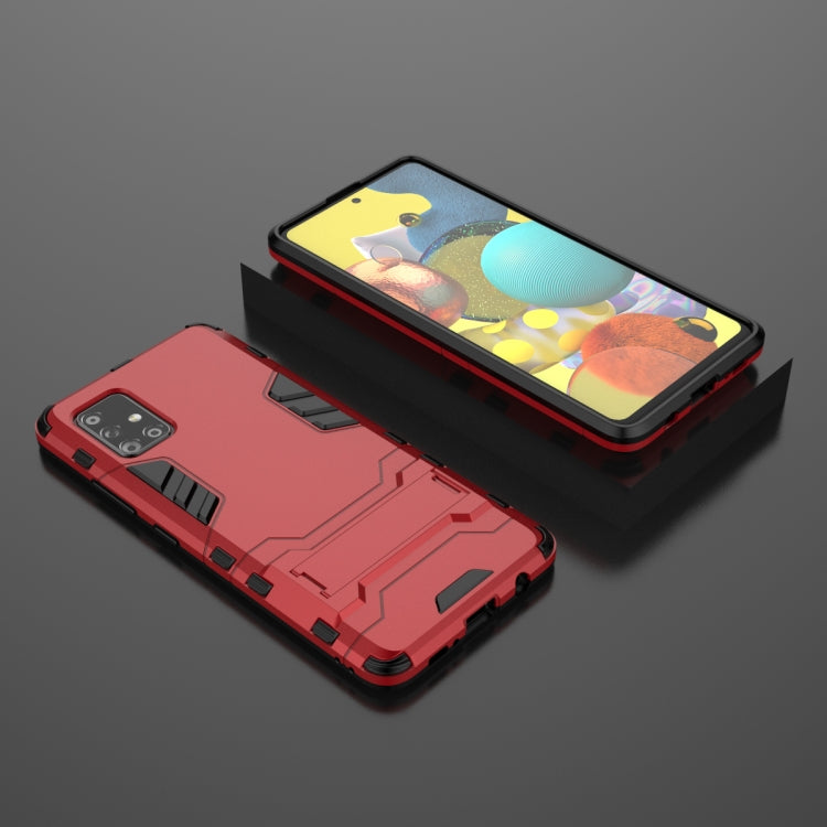 For Galaxy A51 5G PC + TPU Shockproof Protective Case with Holder